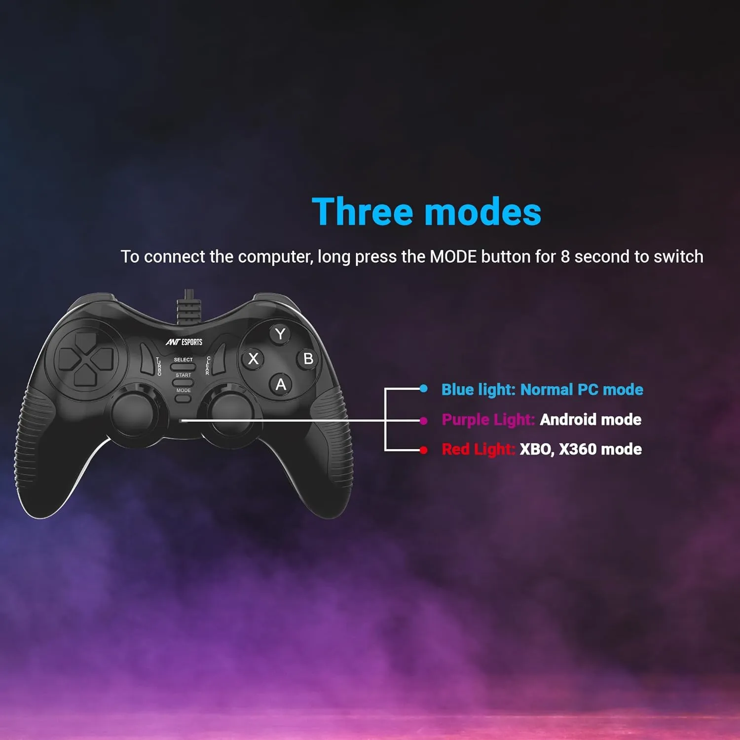Ant Esports Wired Gamepad GP115 view 4